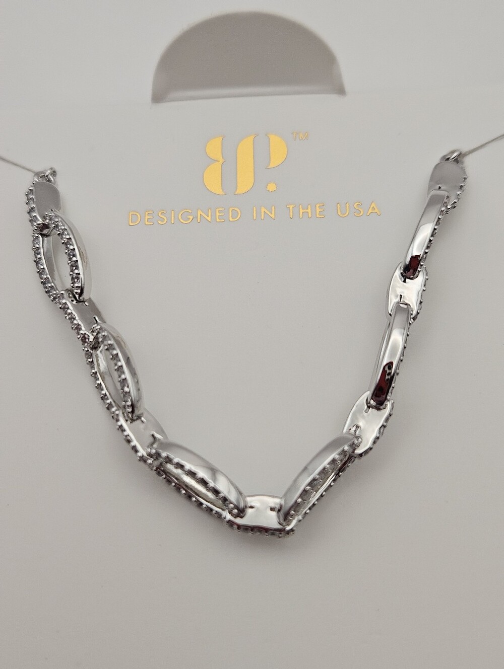 Bomb Party BR41641 April "The Evelina" Diamond Cubic Zirconia Bracelet